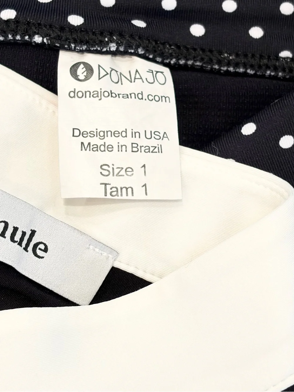 CHAMULE Black Sleeveless Top XS & DONA JO Black Dot Pickleball Skort 1 XS